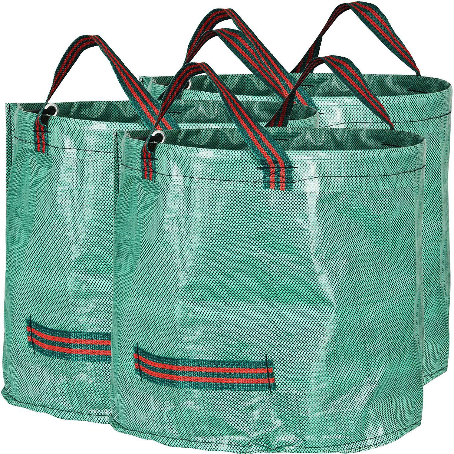 collaps folding large heavy duty bulk garden green waste bag canvas 90liters 280 liters 300L giant