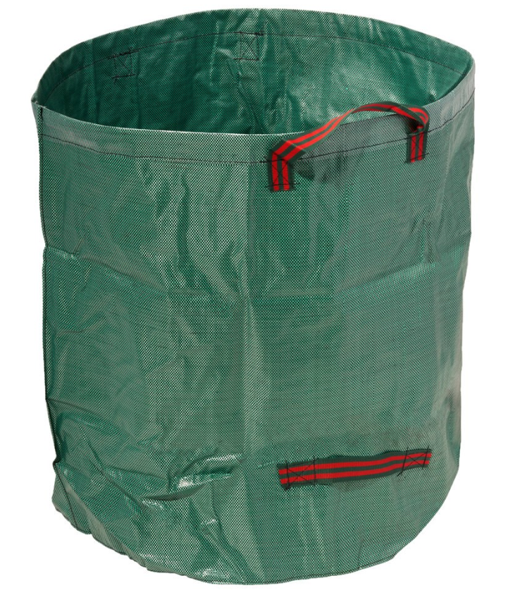 折叠折叠大型重型散装花园绿色垃圾袋帆布90升280升300L巨型