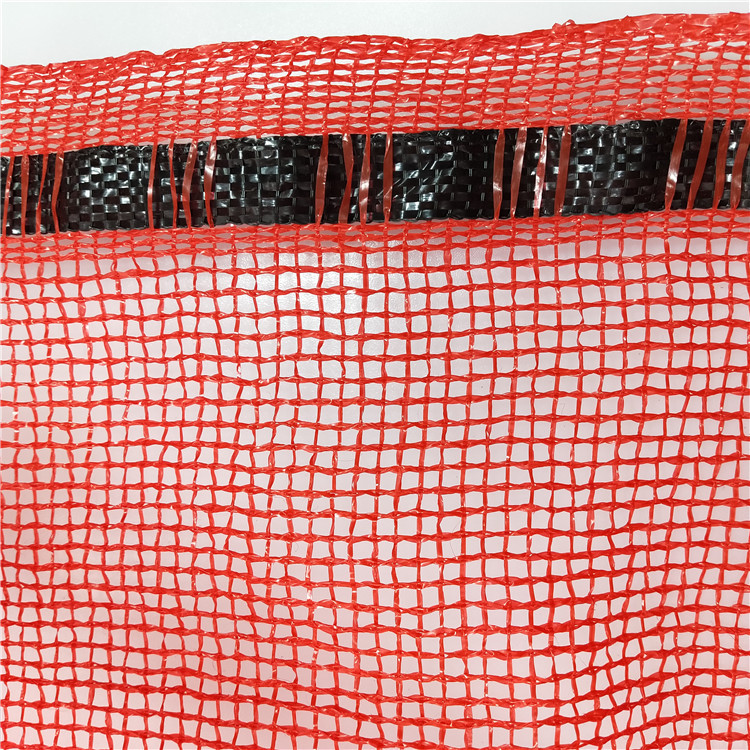 53x80cm 拉舍尔包装土豆洋葱水果袋 PE 橙色网状塑料 LENO 袋