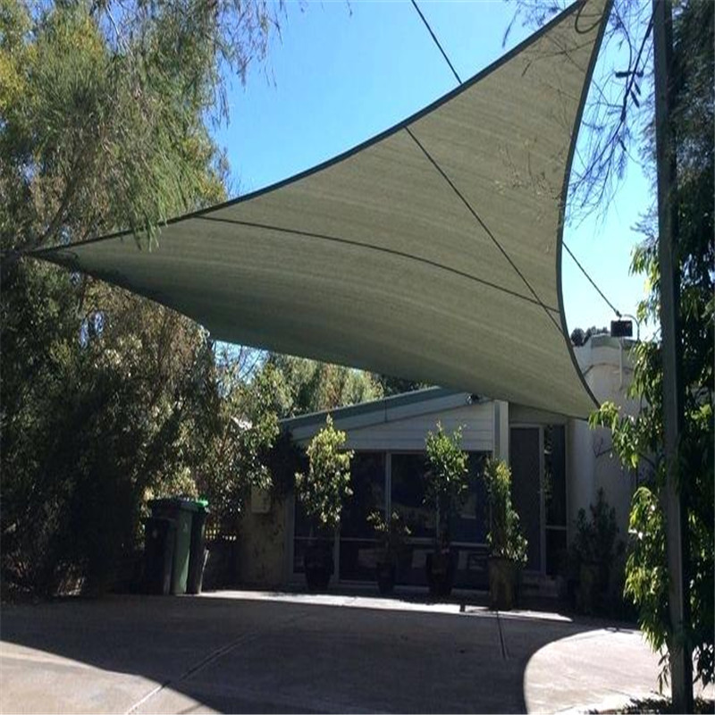 5*5m Customized Size And Retail Outdoor Rectangle Shade Cloth UV Block Sun Shade Sail Awning