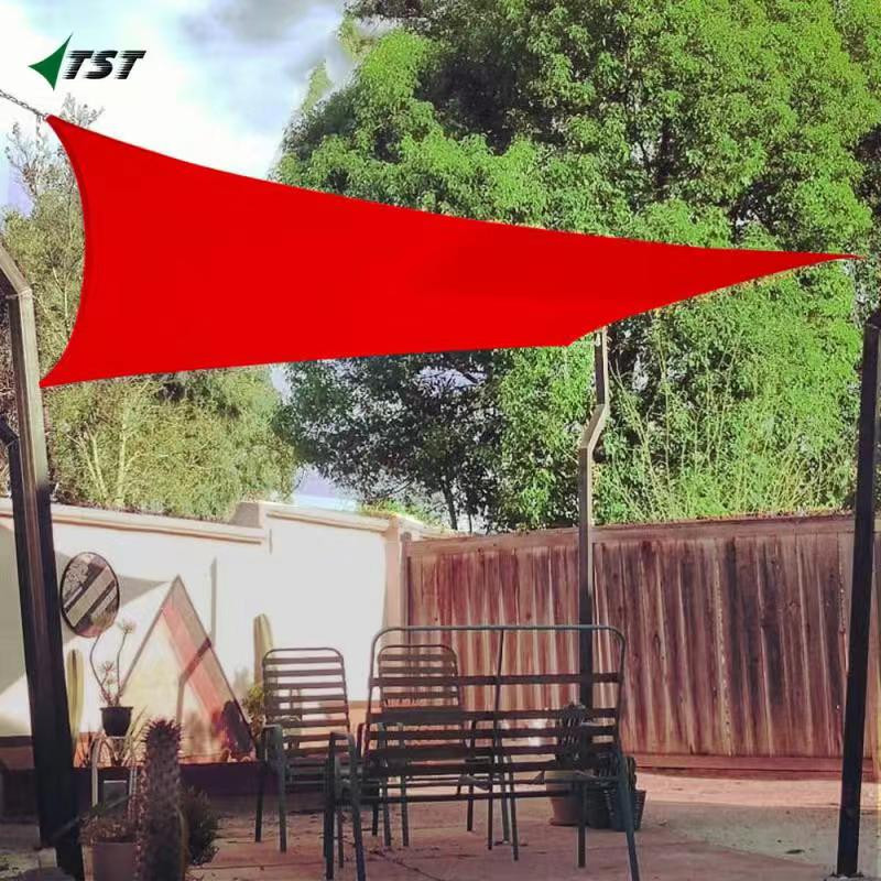 Outdoor Waterproof exquisite Sun Shade Sail 3x3x3m Triangle Shading Cover Garden Sail