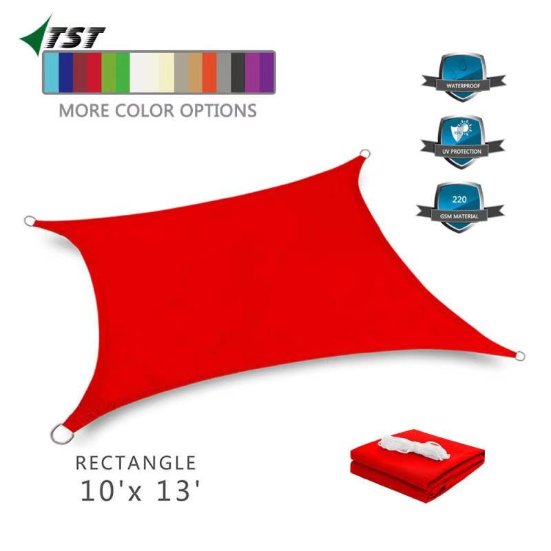 Outdoor Waterproof exquisite Sun Shade Sail 3x3x3m Triangle Shading Cover Garden Sail