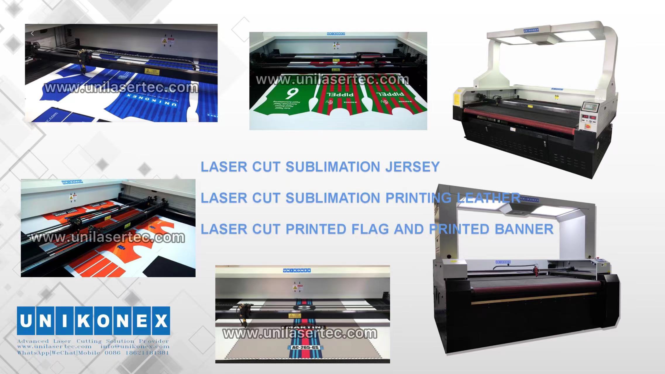 Unikonex fabric laser cutting machine