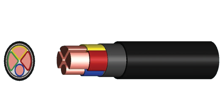 3 Cores +1 Earth Power Cable (PVC Insulated)