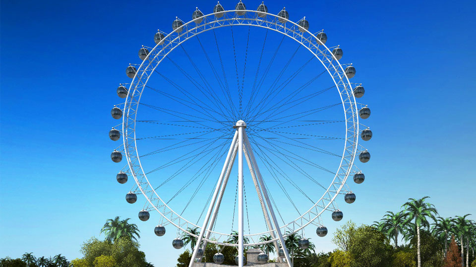 59 Meters Beautiful Island Ferris Wheel Ride