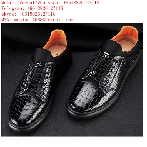 Мужская Обувь Из Крокодиловой Кожи, Высококачественная Деловая Повседневная Мужская Официальная Одежда Из Натуральной Кожи, Корейская Повседневная Трендовая Обувь Из Дышащей Кожи