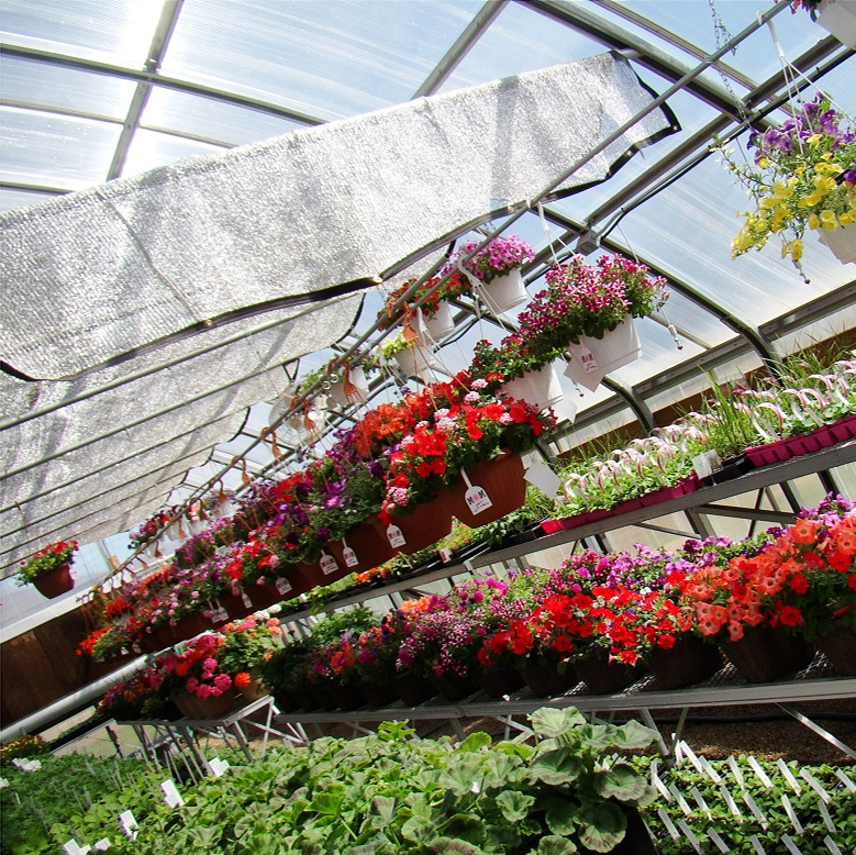 75% затенение алюминиевой занавески для садовых цветов