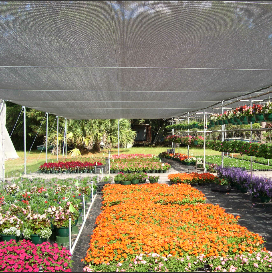 Black Shade Netting for Plant Flower Protection 