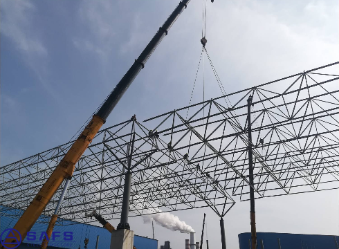 Steel structure space frame structure roof