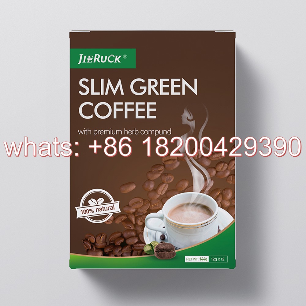 OEM custom natural fast slim body detox reduce weight slim green coffee with ganoderma carcinia cambogia herbal extracts