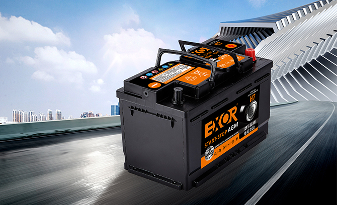EXOR AGM Start-Stop Battery