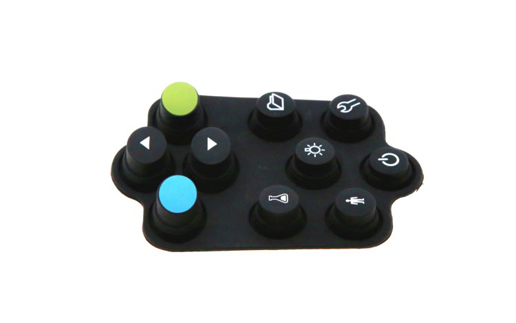 Silicone Keypad With Laser Carving