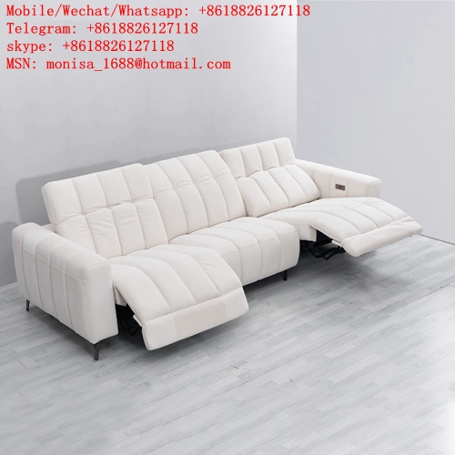 Modern Minimalist Caterpillar Beige White Fabric Multifunctional Sofa Size Apartment Living Room Three-Seat Sofa