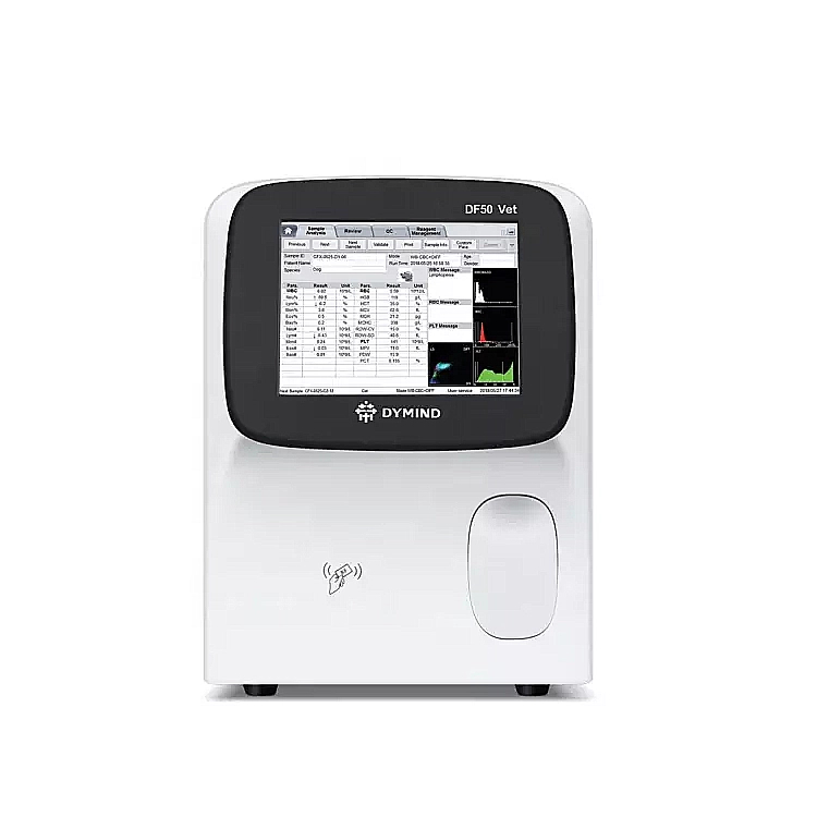 Автоматический гематологический анализатор DF50 Vet Diff Vet на 5 частей Ветеринарный автоматический гематологический анализатор