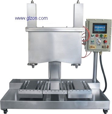 Automatic filling machine with double-head touch screen