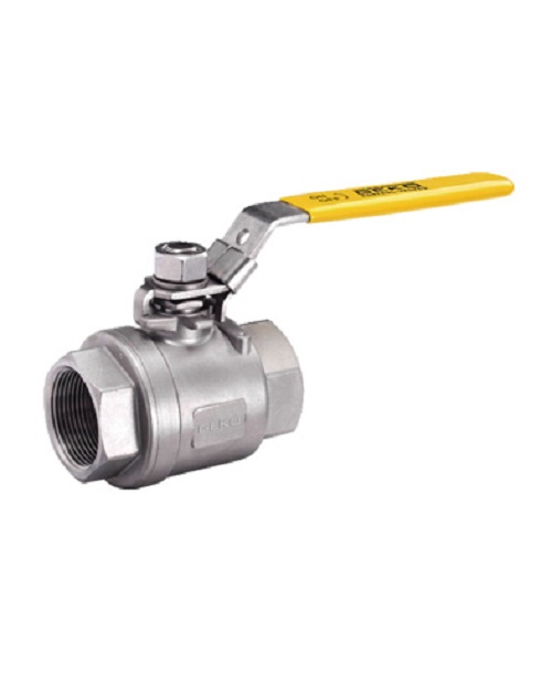 GKV-125L Ball Valve, 2 Piece, Threaded Connection, Full Port, With Lever Handle