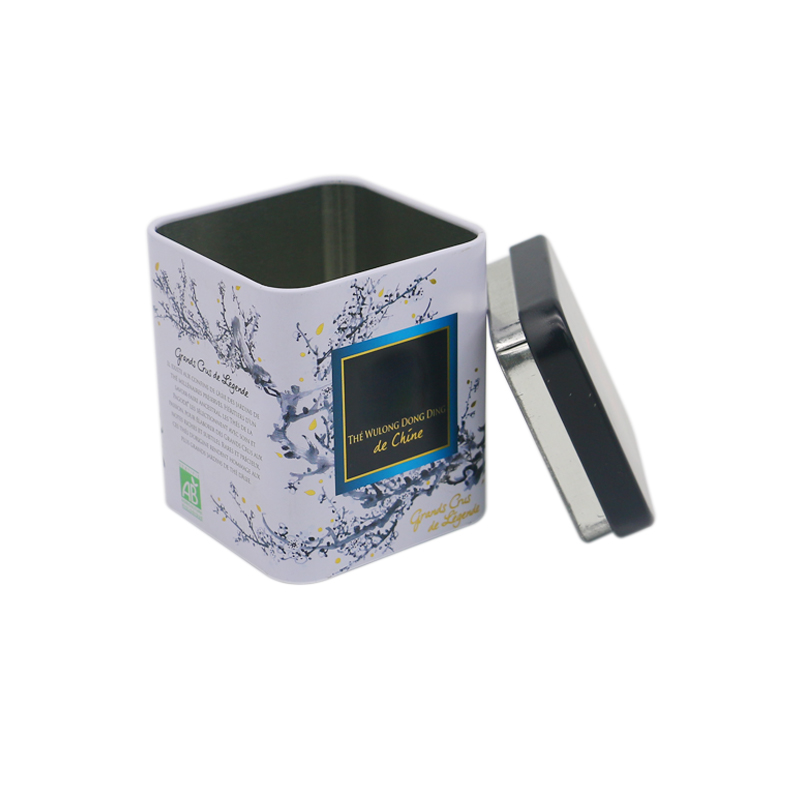 Airtight Tea Tin Box, Square Tea Tin Can, Custom Tea Tin Containers Supplier