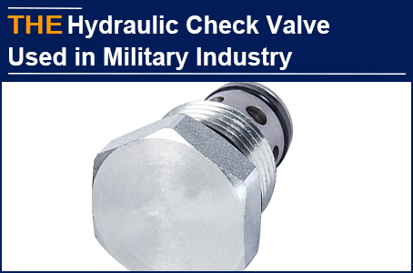 For the hydraulic check valve with 3 high requirements used in military industry, Andrea found AAK only