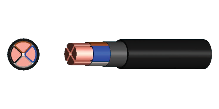 4 Cores Power Cable (XLPE Insulated)