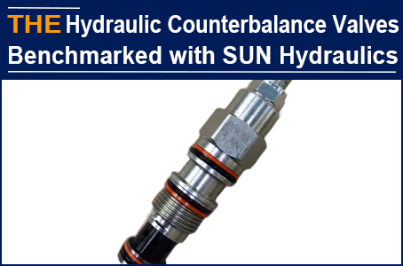The 1 million times durability of hydraulic counterbalance valves, AAK quality benchmarked with SUN hydraulics, but the price was 30% cheaper