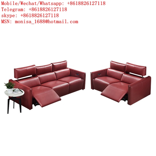 Space Capsule Italian Minimalist Leather Functional Sofa Corner Living Room Electric Sofa Combination