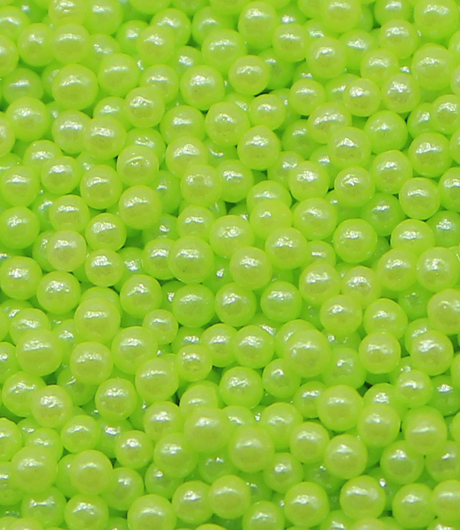 Green Sprinkles 2mm Pearl