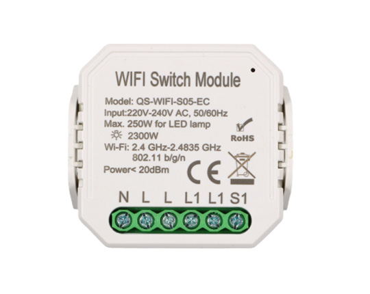 Wi-Fi Switch Module With Energy Monitor
