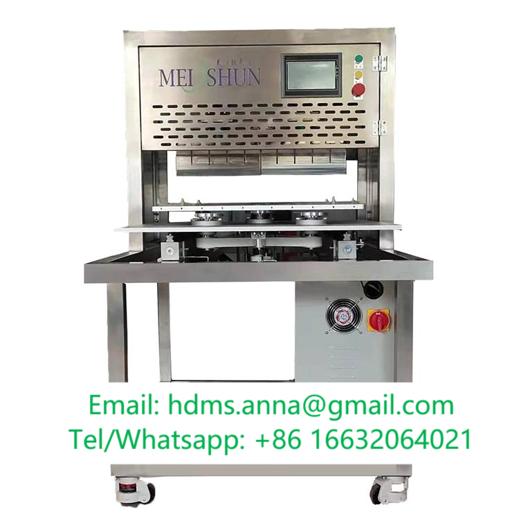 ultrasonic toast bread cutting machine with touch screen for industry