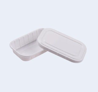 Dual Ovenable CPET Food Trays And Sealing Film For Airline