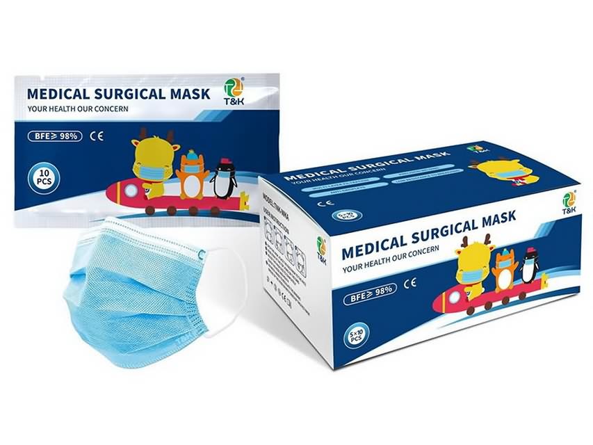 3-слойная медицинская хирургическая маска для лица IIR для детей