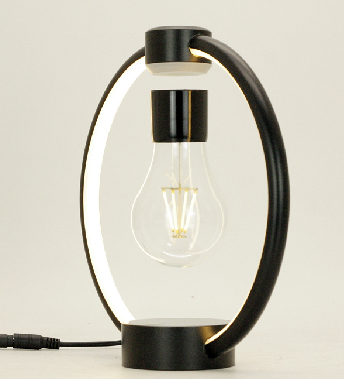 PA-1006 metal frame magnetic levitation floating lamp light bulb for decor gift home 