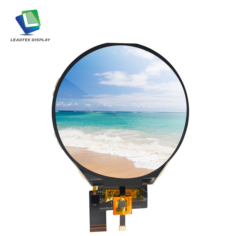 Round LCD Display Panel Screen