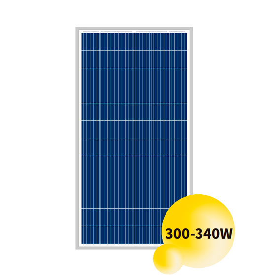 300W-340W Poly Solar Panel With 72 Pieces Solar Cells