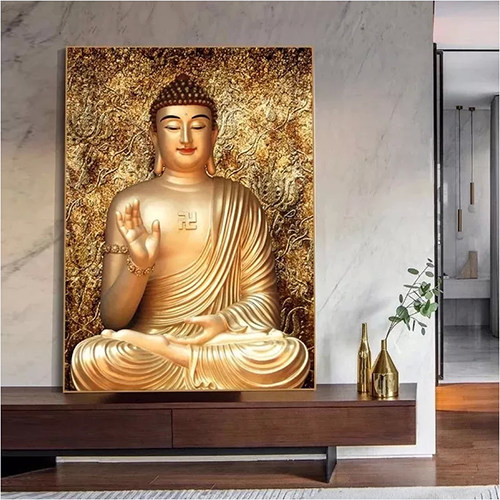 Canvas Pictures Buddhism Posters Decor God Buddha Wall Art Canvas Prints Buddha Paintings On The Wall