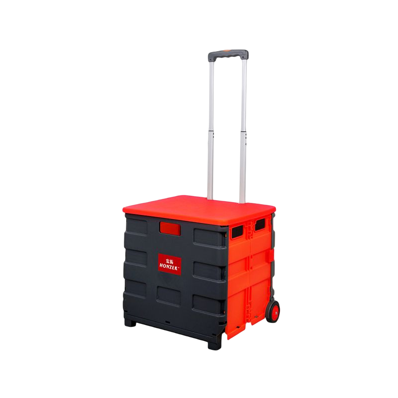 pack & roll cart folding shopping cart Foldable Rolling Pull Cart plastic trolley Collapsible Rolling Crate Foldable Rolling Cart with wheels foldable box trolley