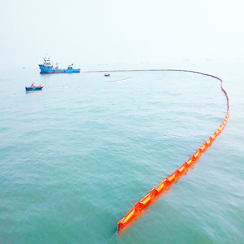 5 x 10' yellow floating booms for oil spill								