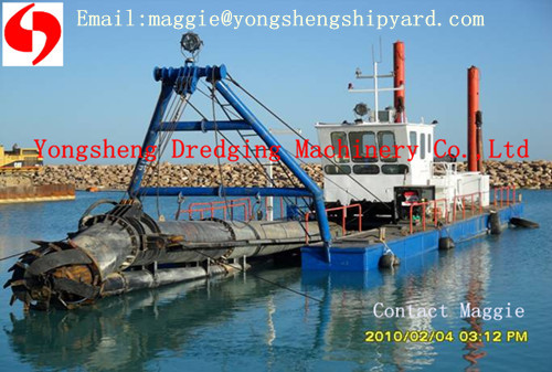 14inch sand cutter suction dredging boat