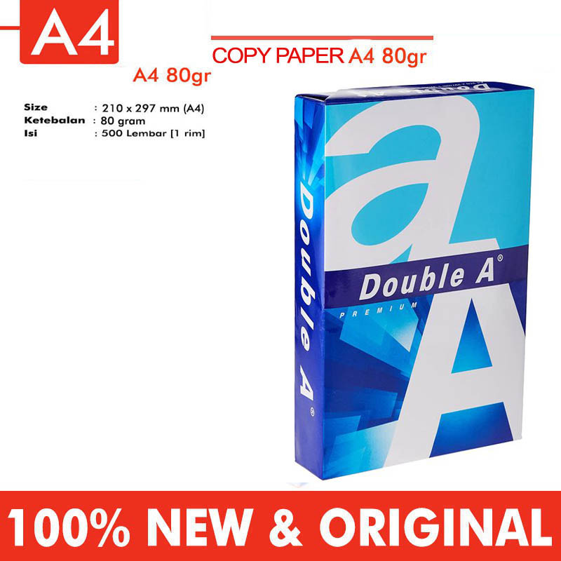 Double A paper A4 80 gsm top brand