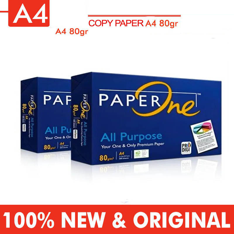 Paper one A4 80,75,70 gr for office supply