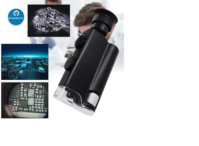 Carson MicroBrite Plus 60x-240X LED Lighted Pocket Microscope