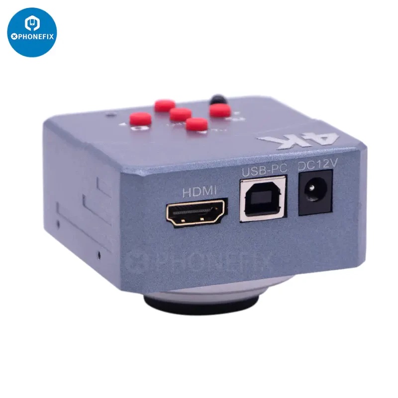 4K 60fps HDMI USB CS Mount Digital Industrial Microscope Camera