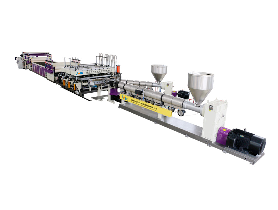 PP Hollow Building Template Extrusion Line
