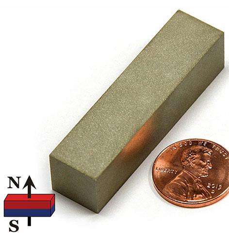 Samarium Cobalt(SmCo) Bar Magnets 50.8x12.7x12.7mm(2 x 1/2x 1/2)