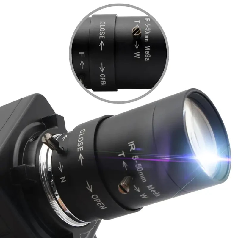 High Speed USB Camera CMOS 1080P Webcam With Varifocal Lens