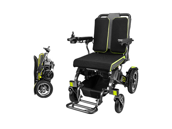 Lightweight Folding Wheelchairs For Travelling & Portable Electric Power Wheelchair - YE200