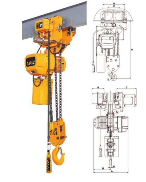 IP55 Explosion-proof Electric Chain Hoist