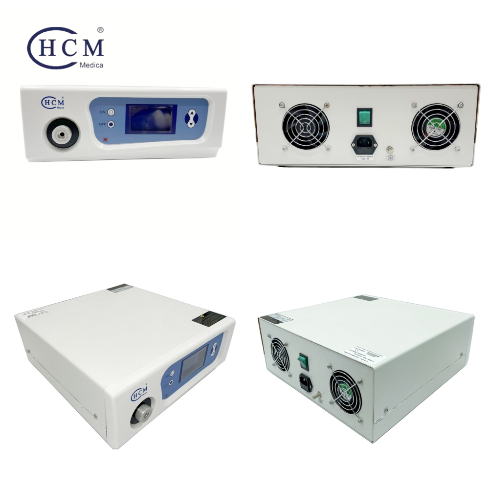 HCM MEDICA 120W Ophthalmology Medical Endoscope Camera Image System LED Cold Laparoscope Light Source