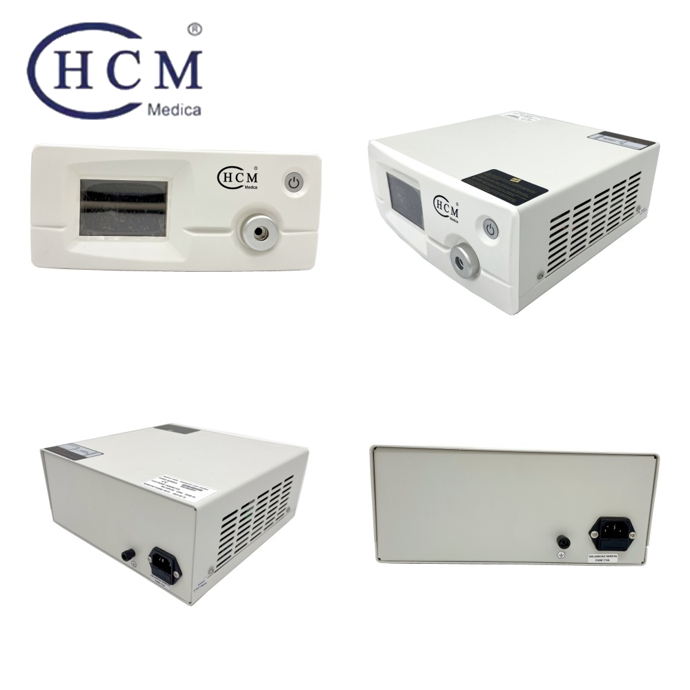 HCM MEDICA 120W Gastroscope Medical Endoscope Camera Image System LED Cold Laparoscope Light Source