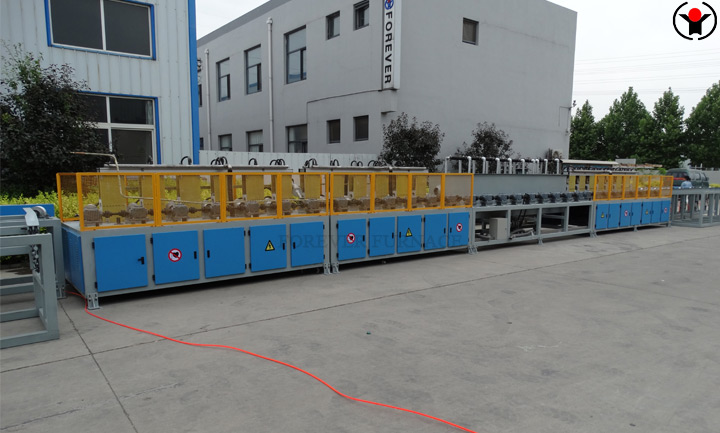 Long bar indcution heat treatment furnace