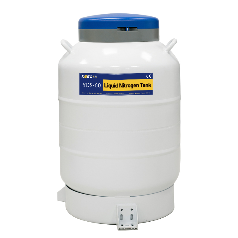 KGSQ 65L Liquid Nitrogen Tank Sample Preservation Biological Container Inquiry